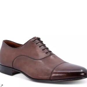 $850 Santoni Men's Darian Cap Toe
Dress Shoes Sz 11D